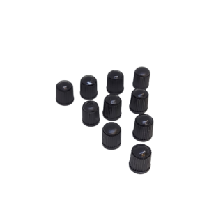 DUST CAP 10 x Black Plastic Valve Car Tyre Tube Bike Bicycle Valve Cap - Image 3