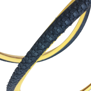 Duro Hybrid Tyres and inner tubes in amberwall 700x38c