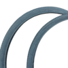 Pair 26 x 1 3/8 Bicycle Tyres / Innertubes 26x1-3/8 Vintage Cycle Size Urban Black - Image 3