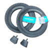 Pair of 12x2.00 Tyres & Inner Tubes - Bike, Pram, Buggy, Pushchair (50-203)