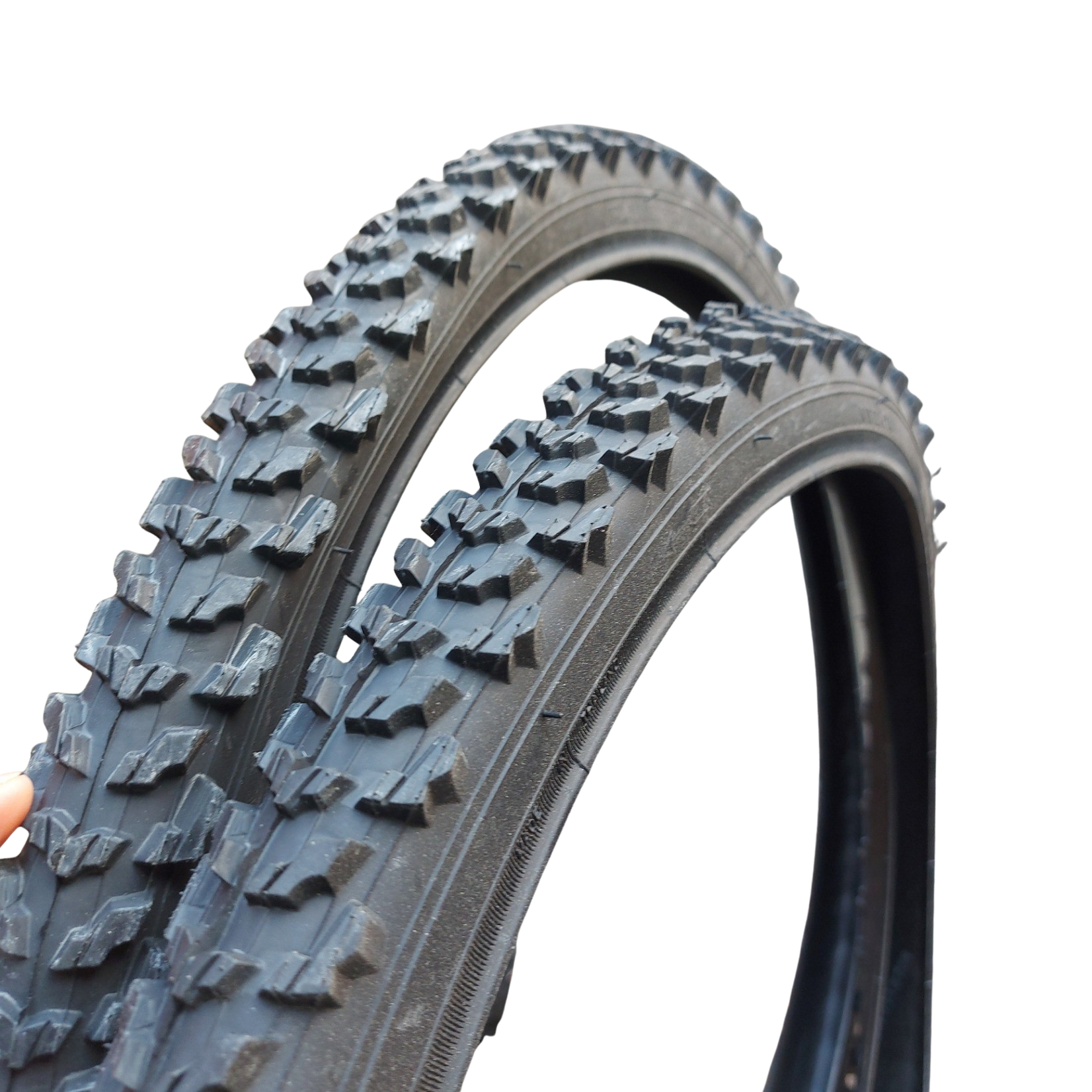 Pair 24x1.75 Tyres | Junior Mountain Bike Tires and Inner tubes | MTB ATB Bike Bicycle 24" - Image 4