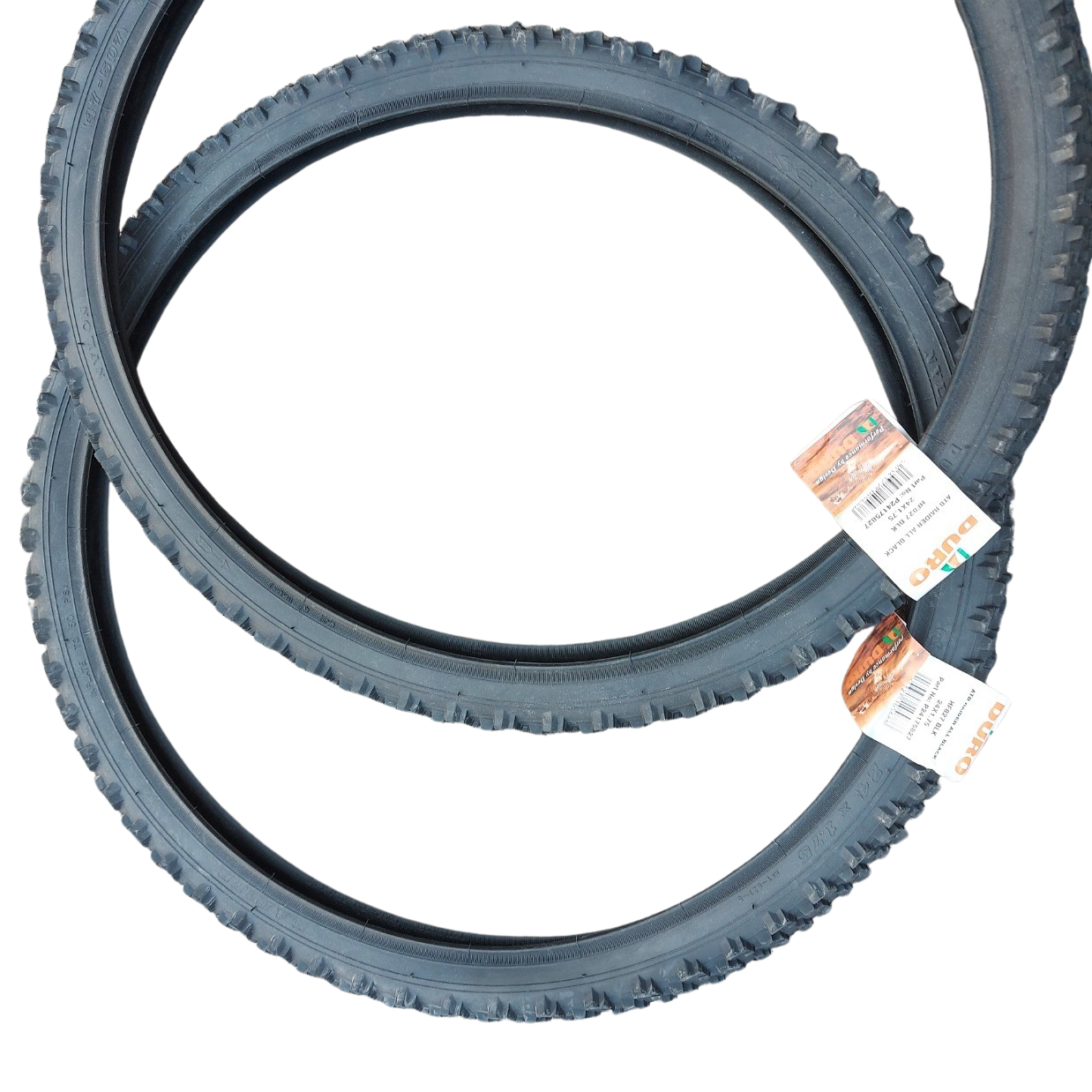 Pair 24x1.75 Tyres | Junior Mountain Bike Tires and Inner tubes | MTB ATB Bike Bicycle 24" - Image 5