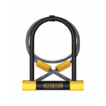 Onguard 8012 Bulldog U Lock D-Lock Sold Secure Silver Shackle D lock & cable