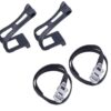 Resin Toe Clips & Nylon Straps Bicycle Bike Mountain Bike Hybrid Road Race