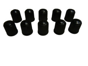 DUST CAP 10 x Black Plastic Valve Car Tyre Tube Bike Bicycle Valve Cap - Image 4