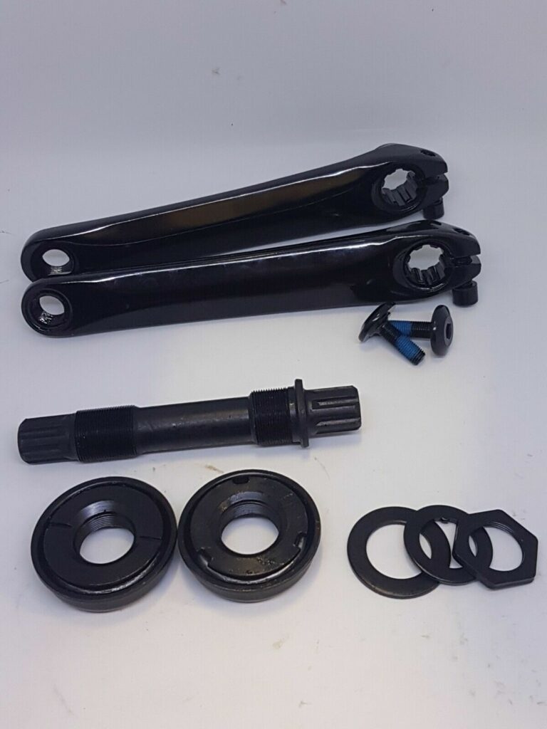 Guarnitura Sunday Saker V2 3 Pezzi BMX - 155mm, Movimento Centrale 19mm, Nero