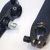 BMX 3 Piece Crankset - Crank Arms Axle Bottom Bracket US American Sized BLACK - Image 5