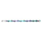 SRAM Eagle S500 12 Speed Chain | MTB Mountain Bike | 126 Links PowerLock | Replaces XX1 X01 | Gold Rainbow - Rainbow