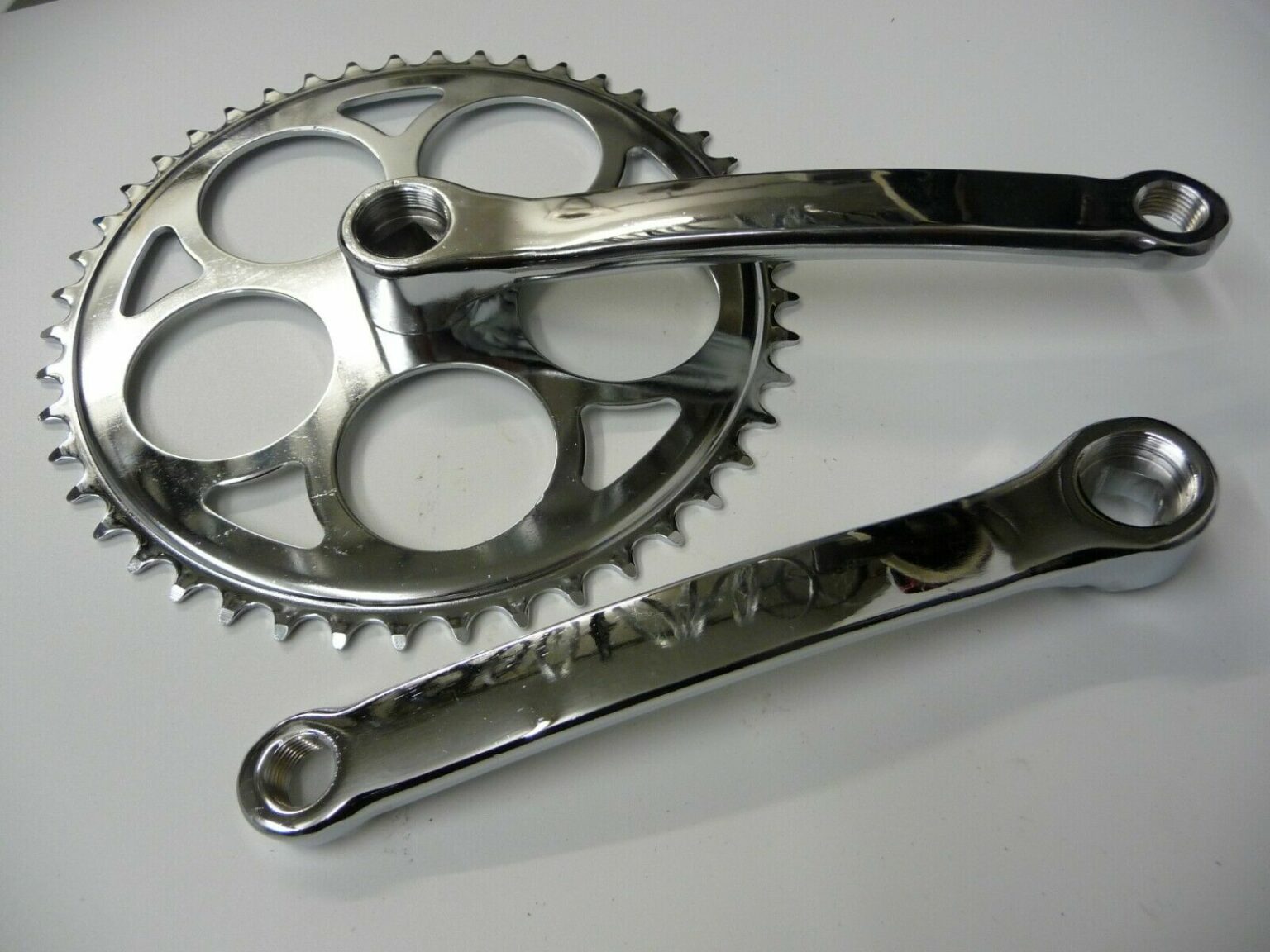VINTAGE CRANK RIGHT ARM 46T STEEL PEDALIER MANIVELLE ACIER