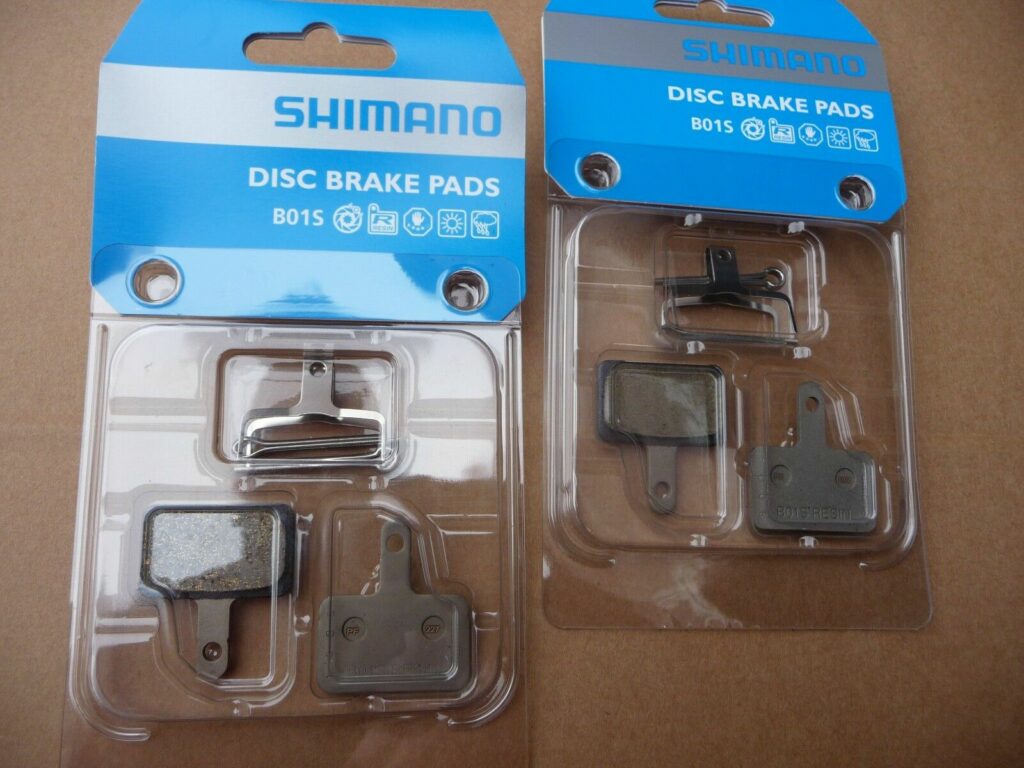 brake pad shimano resin disc pad b01s