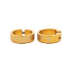 DMR Death Grip REPLACEMENT CUSTOM COLLARS Mountain Bike MTB Handlebar Lock On - Gold