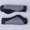Ergonmic Bicycle Grips Ergo BLACK & GREY Handlebar easy Grip Cycle Touring tour