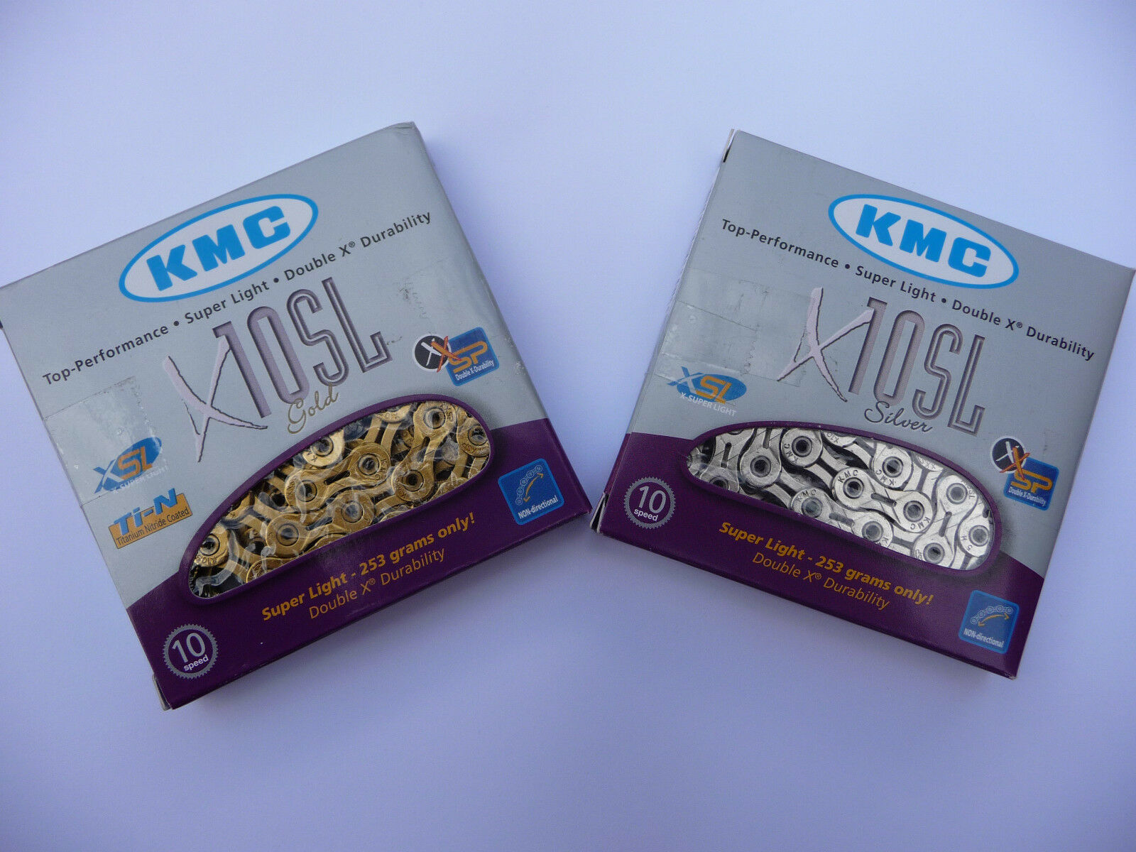 kmc 10 speed chain gold