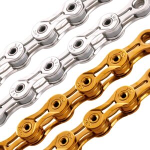 KMC X9-SL chain 9 speed silver gold