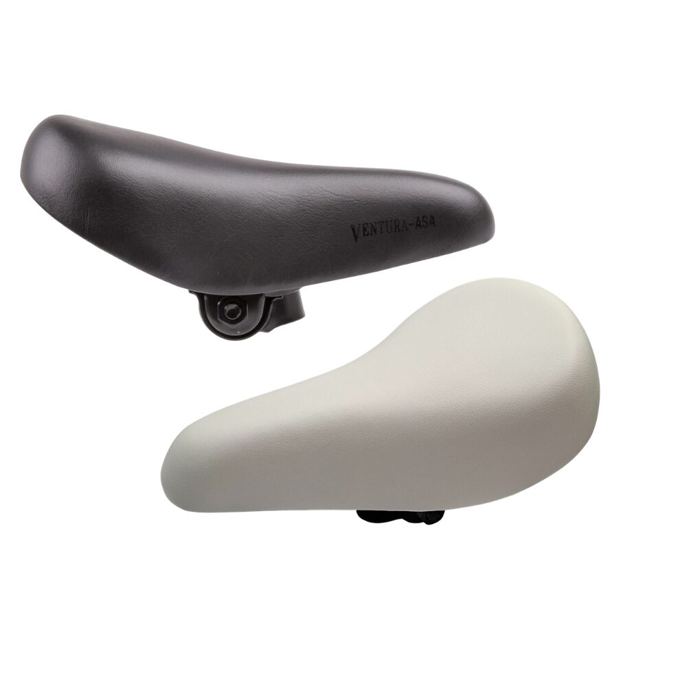 Kids Bicycle Saddle - Black or White Option- Children's Small Bike seat