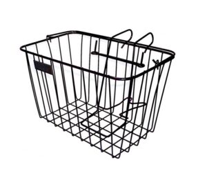 Large wire basket front handlebar biccyle fitting black