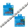 M-Wave E-Bike Chain – High-strength, durable chain for 10-speed and 11-speed e-bikes, compatible with Shimano, SRAM, and Campagnolo drivetrains, includes Powerlink for e