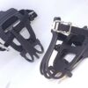 PEDALS  9/16" Raleigh VP Lightweight Resin Toe Clip Straps Road Bike Bicycle - Image 5
