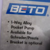 POCKET PUMP BETO Bike Bicycle Schrader Presta Valve Mountain Road Hybrid Bike - Image 6