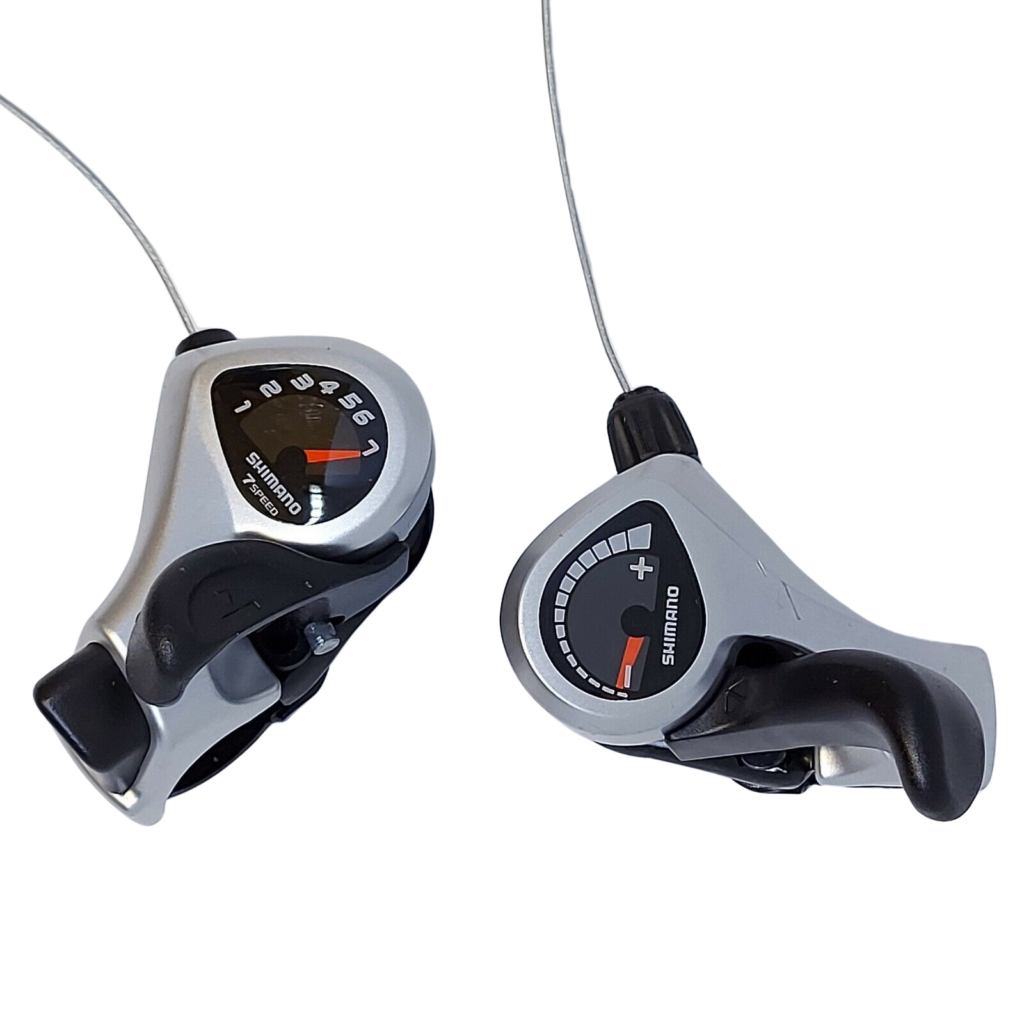 Shimano Tourney TX50 – Thumb Shift Gear Shifters – Lever friction 6 ...