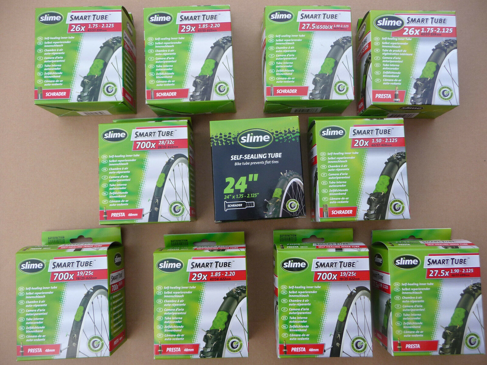 Slime Self Healing Bike Inner tube Innertube Hopkinson Cycles