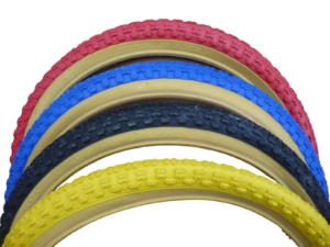 TYRES Pair 20x1.75" COMP 3 Tread Style Retro Old School Comp III Amber Wall BMX - Image 3