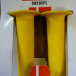 Skyway Flange Tuff Grips BMX push-on Mushroom Grip - Yellow