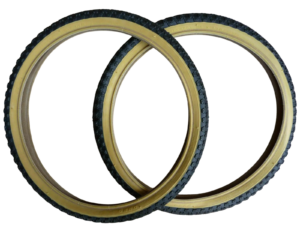 TYRES Pair 20x1.75" COMP 3 Tread Style Retro Old School Comp III Amber Wall BMX - Image 6