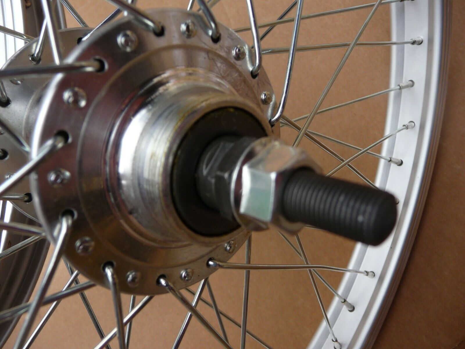 20 ” BMX Wheels 3/8 inch Axle 48H Silver Hopkinson Cycles