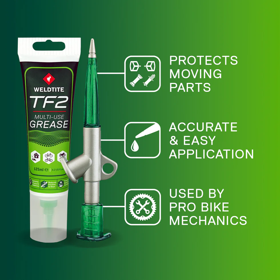 Weldtite TF2 Grease Gun & Grease 125ml | Bike Bicycle | Chain Crank Chainwheel Headset| GreaseGun&Grease - Image 3