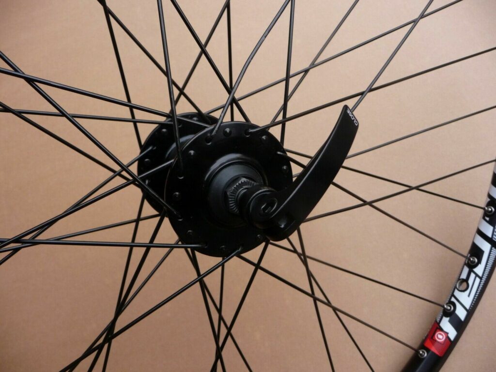 650b qr disc wheelset