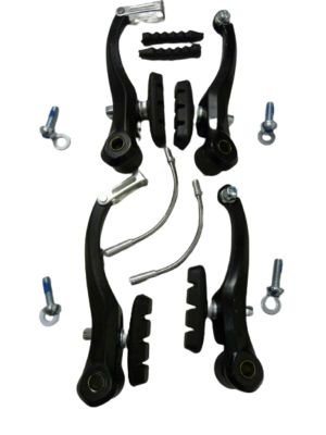 Pair V-BRAKE Calipers Alloy Black Mountain Bike MTB V Brake    > CALIPERS ONLY