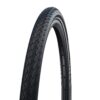 Schwalbe Marathon GreenGuard tyre with high puncture protection, ideal for touring and commuting bikes. Features reflective sidewalls and long-lasting tread.