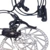 Clarks Clout1 hydraulic disc brake set with front and rear brakes, including 160mm rotors, designed for reliable stopping power and performance.