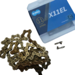 KMC X11-EL Chain - 11 Speed Extra Light -Bike MTB Mountain Road Boxed Bicycle X11EL - Gold (X11ELg)