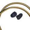 Pair of 700x28c Road Bike Tyres & Inner Tubes - Gum/Amber Wall, Sport Tread - Image 5