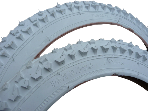 16 white bike best sale tire