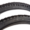 Pair 24" Junior Mountain Bike Tyres MTB ATB Bike Bicycle 24x1.95 (52-507) - Image 2