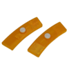 Wheel Reflectors Old school style Retro vintage wheel bicycle bike bmx YELLOW