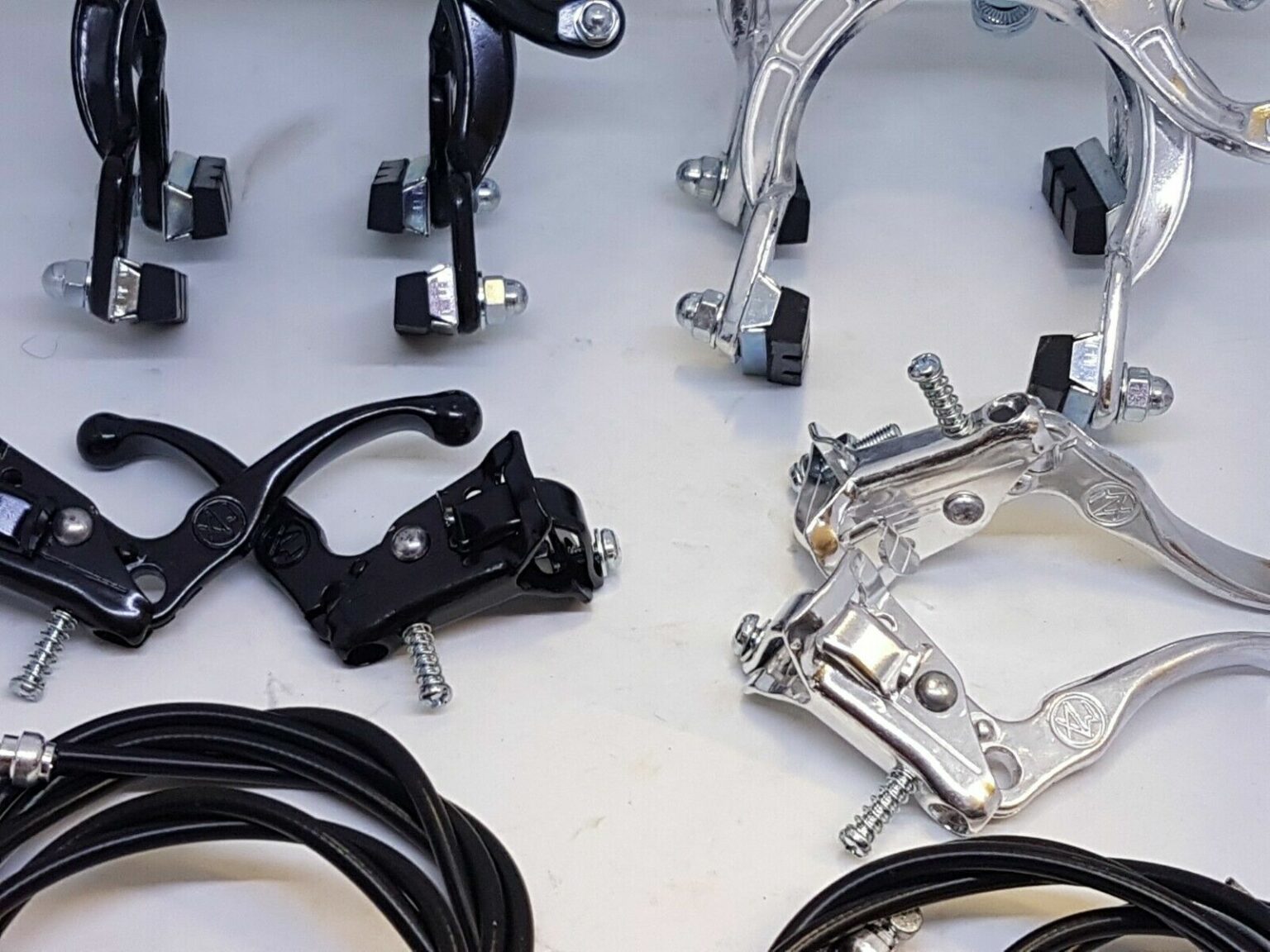 BMX Brakes Complete set Old school style calipers & mx levers Like