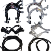 BMX Brakes Complete set Old school style calipers & mx levers - Like Dia Compe