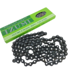 Izumi BMX Chain - 1/2 " x 1/8 " - Old school Racing BMX Track Fixie - 116 Links - Black