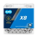 KMC X8 Chain boxed for 8 speed bicycles