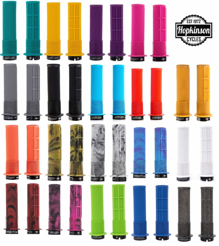 DMR Brendog Death Grip Flanged Lock on Mountain bike deathgrips grips