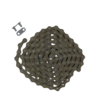 KMC S1 Chain Single Speed 1/2" x 1/8" - BROWN - BMX Kids Fixie 1 Speed City Bike Bicycle