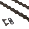 KMC S1 Chain Single Speed 1/2" x 1/8" - BROWN - BMX Kids Fixie 1 Speed City Bike Bicycle - Image 2