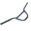BMX Handlebars 650mm Width 250mm Rise Back Steel - Image 2