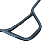 BMX Handlebars 650mm Width 250mm Rise Back Steel - Image 3