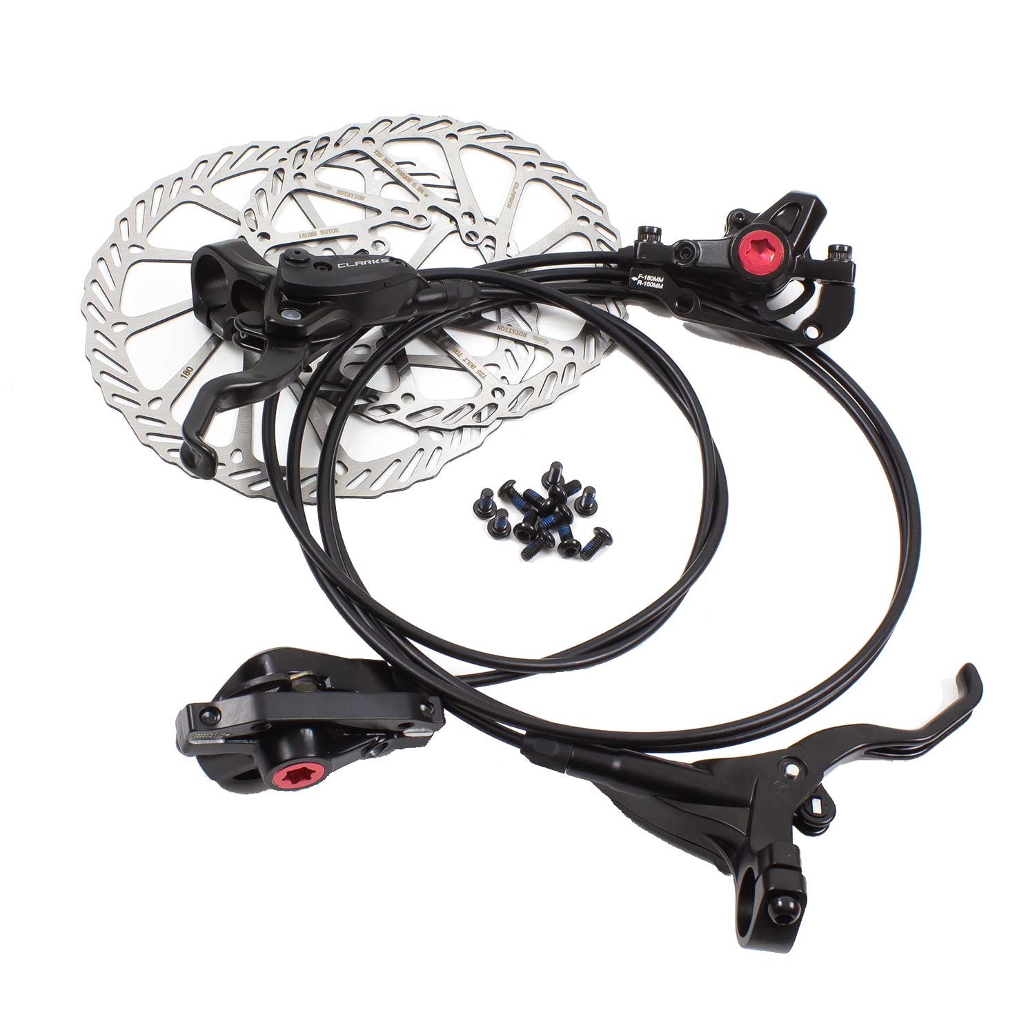 Clarks M2 Hydraulic Disc Brake Set full kit MTB Mountain bike Touring Race - Image 2