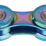 KMC X12 Chain - 12 Speed | 126 Links | Compatible with MTB & Road - Aurora Blue